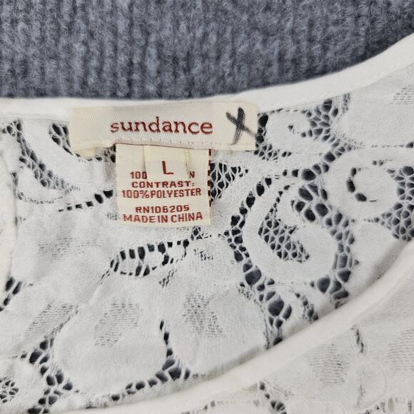 Sundance Blouse Womens Large Boho Peasant Coastal Mystic Moonrise Pirate Relaxed - Picture 3 of 6